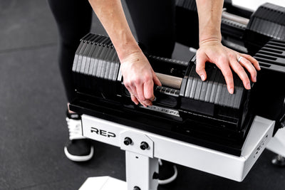 REP® x PÉPIN FAST Series Adjustable Dumbbell (lbs)